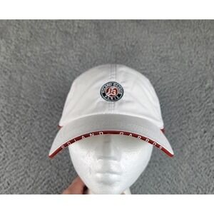 Roland Garros Paris Hat French Open Tennis Strap Back Adjustable 100% Cotton